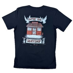 Russel Maven Bird Skateboard Med T‎ Shirt Support Your Local Skate Shop Y2K